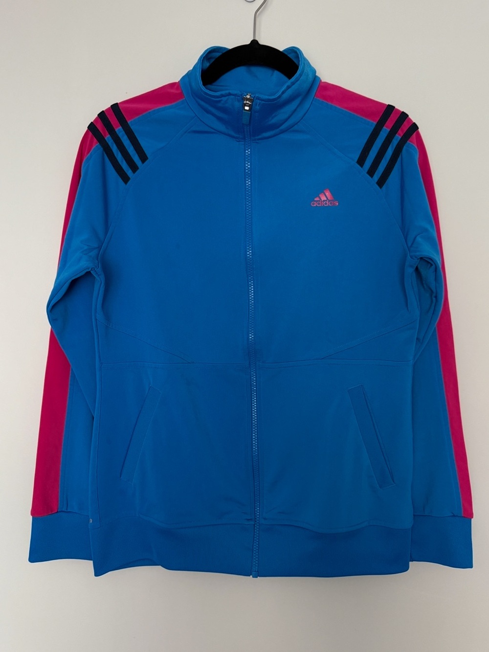 adidas Training Athletic Jacket with Pink Accents Womens Size M